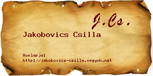 Jakobovics Csilla névjegykártya